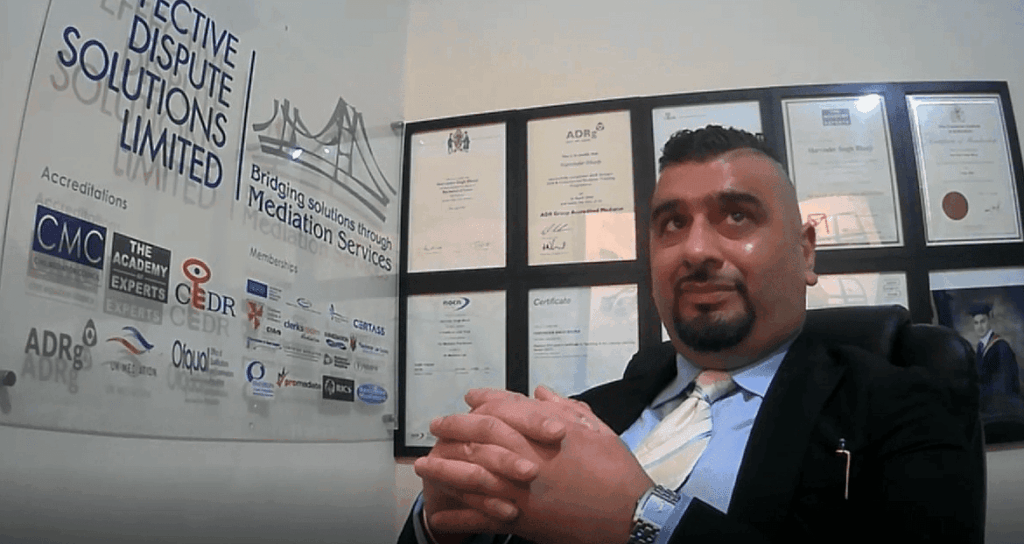 Mediator Harvinder Singh Bhurji