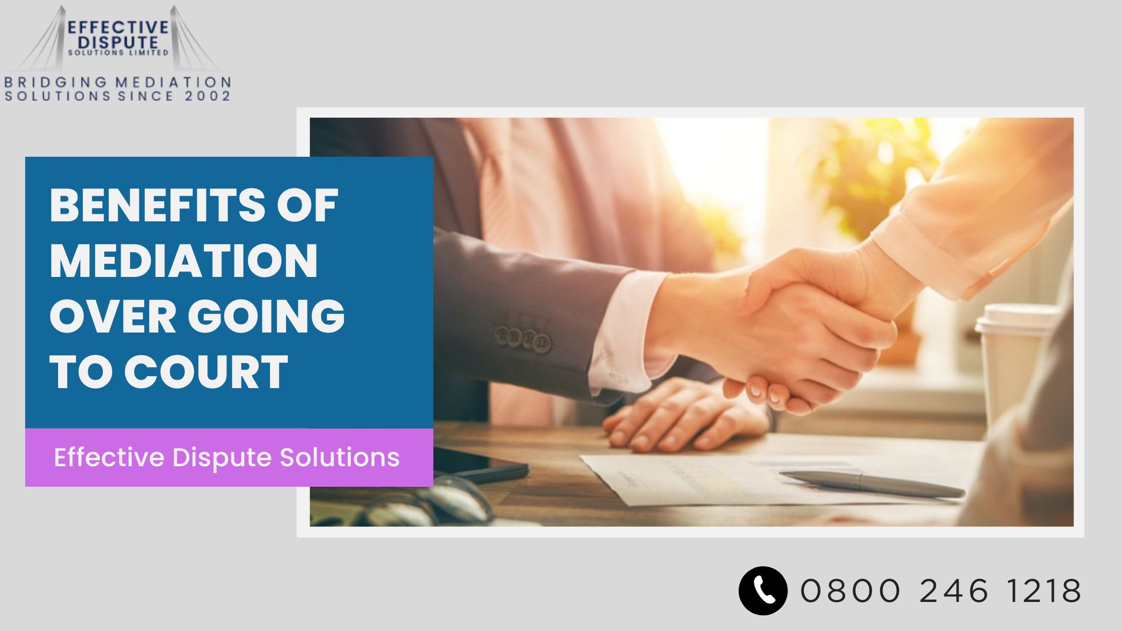 Benefits of Mediation Over Going to Court