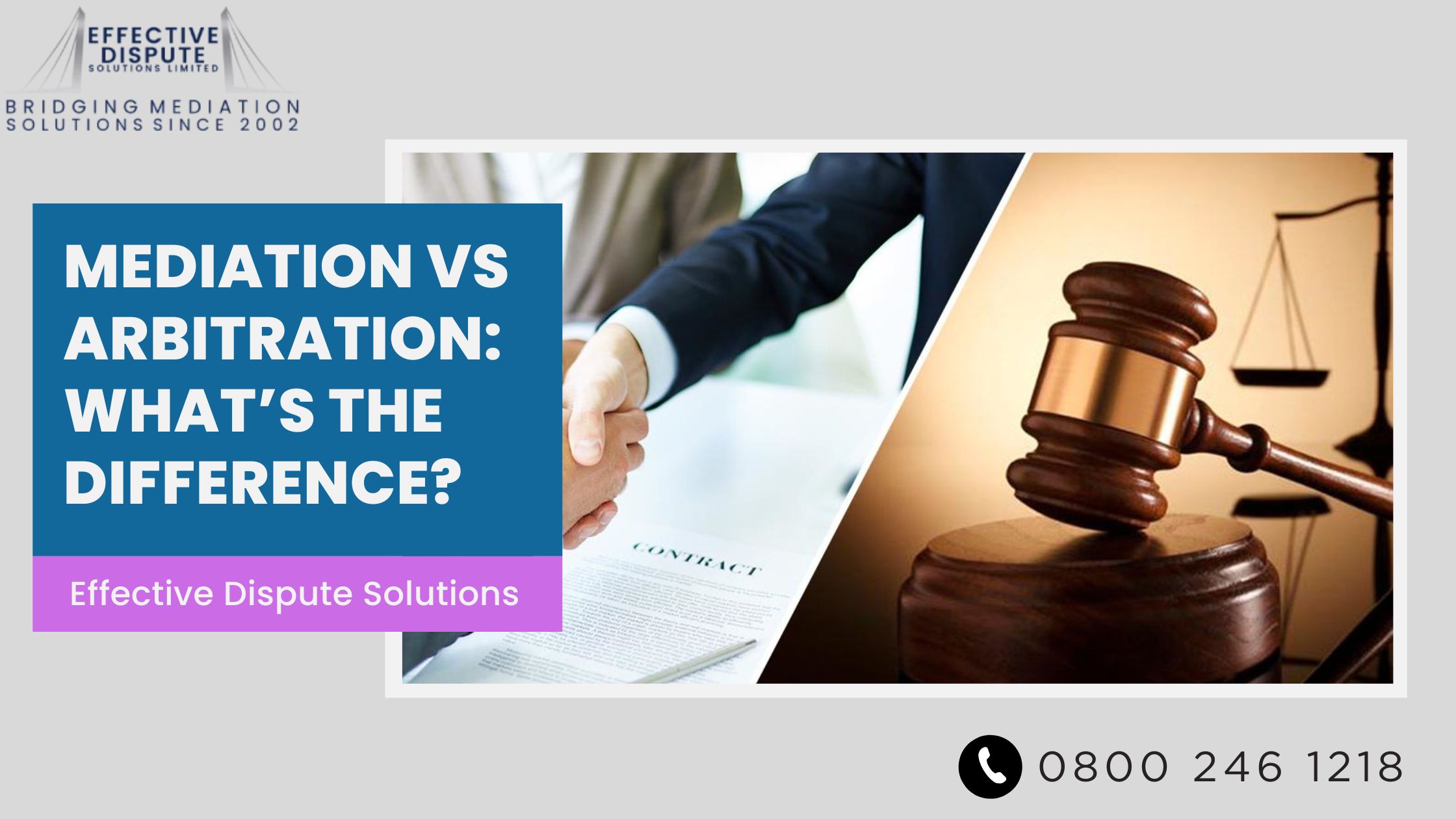 Mediation vs Arbitration