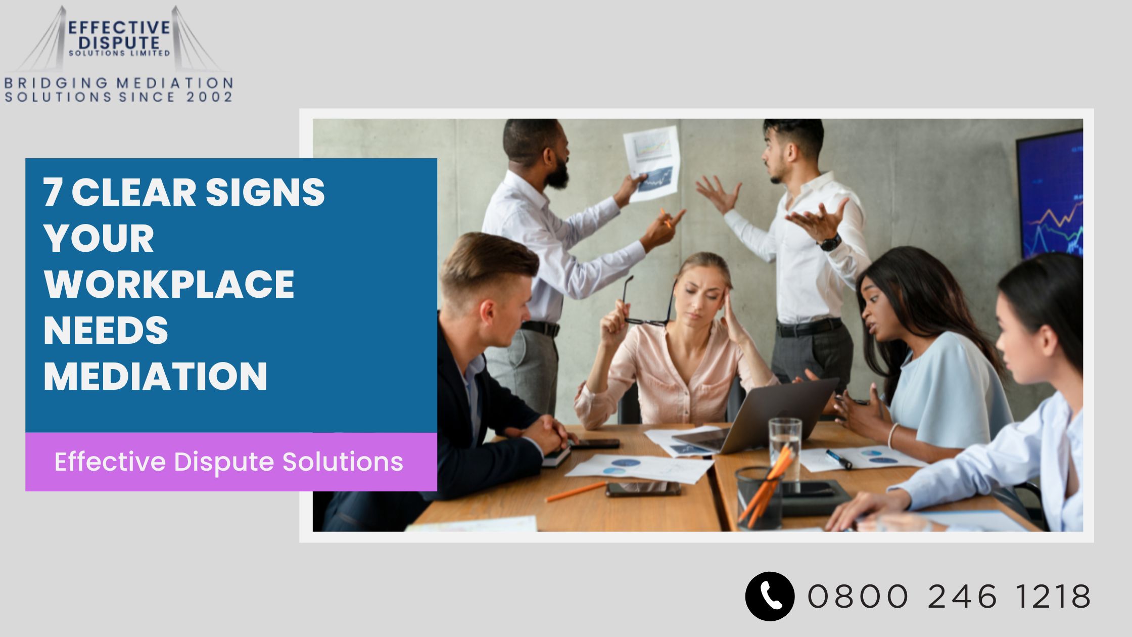 Signs Your Workplace Needs Mediation