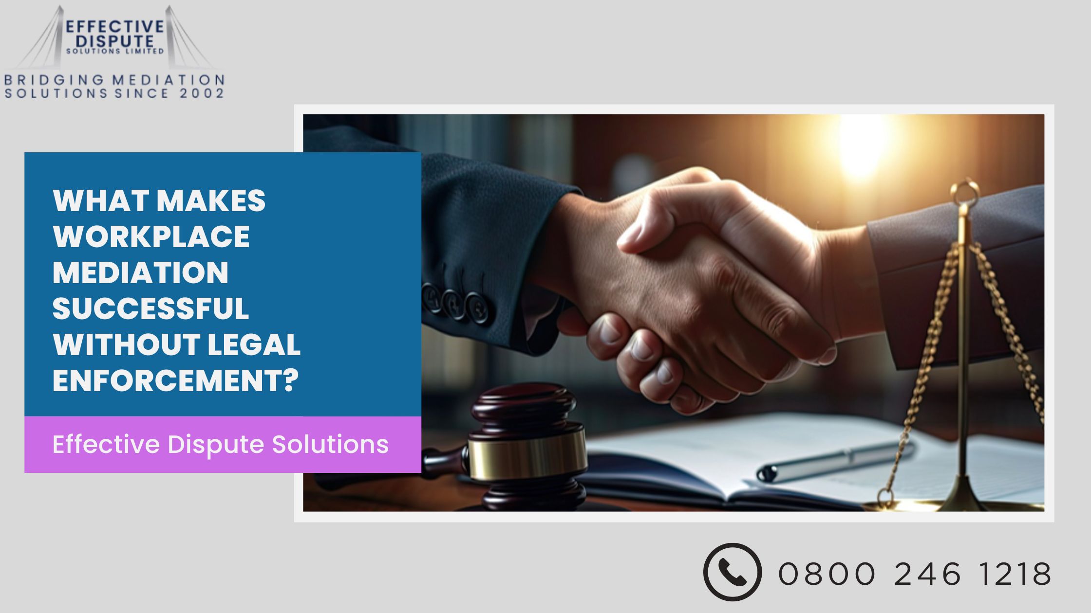 What Makes Workplace Mediation Successful Without Legal Enforcement