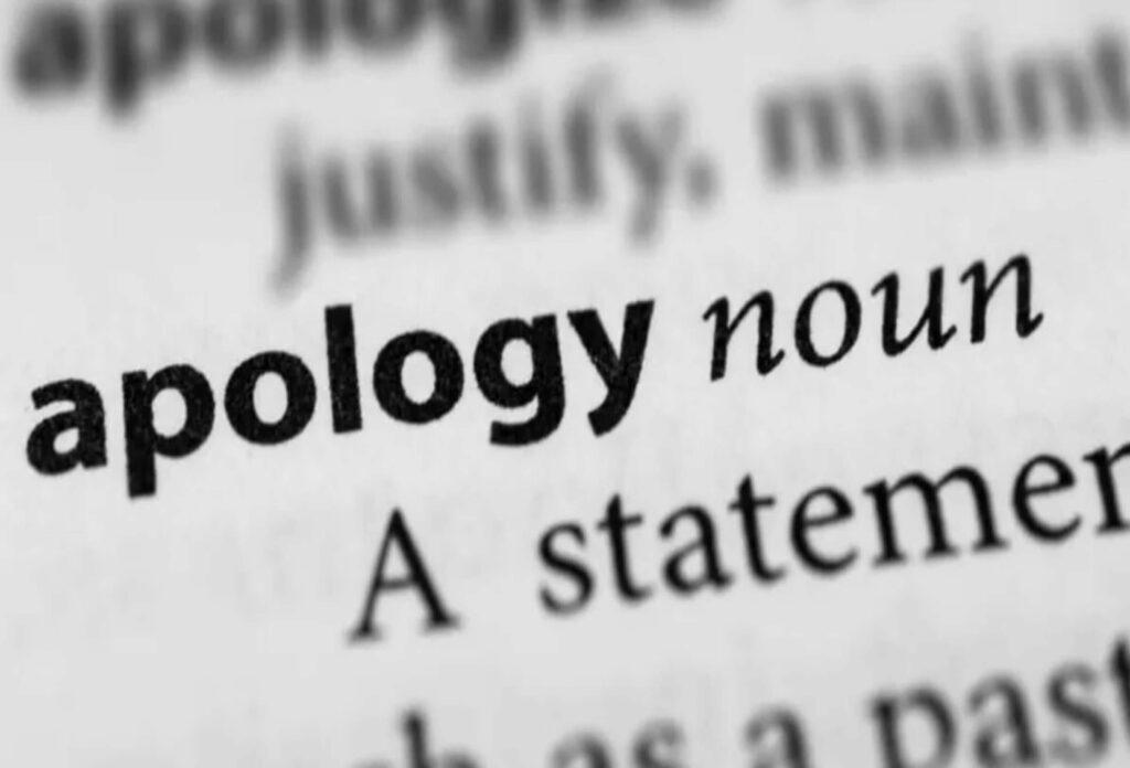 Mediation Apology